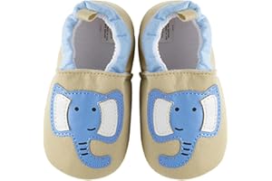 Timatego Toddler Baby Boys Girls Shoes Non Skid Slipper Sneaker Moccasins Infant First Walker House Walking Crib Shoes(6-24 Months)