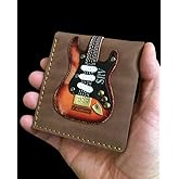 AXE HEAVEN GW-010 Electric Guitar Wallet Handmade Leather