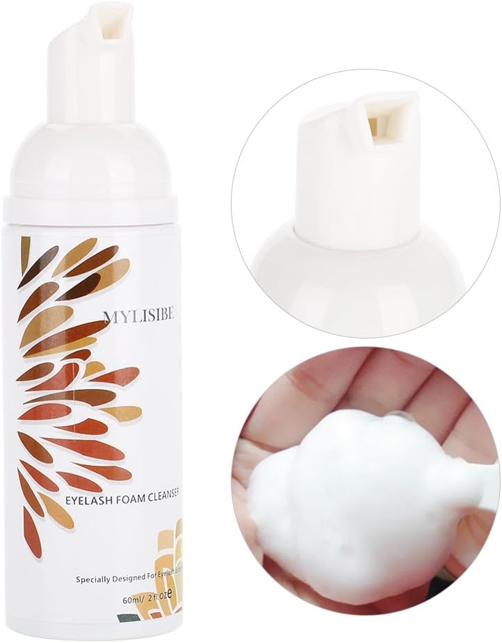 Eyelash Cleanser Foam, Eyelashes Foam Cleaner Extension Shampoo Tool