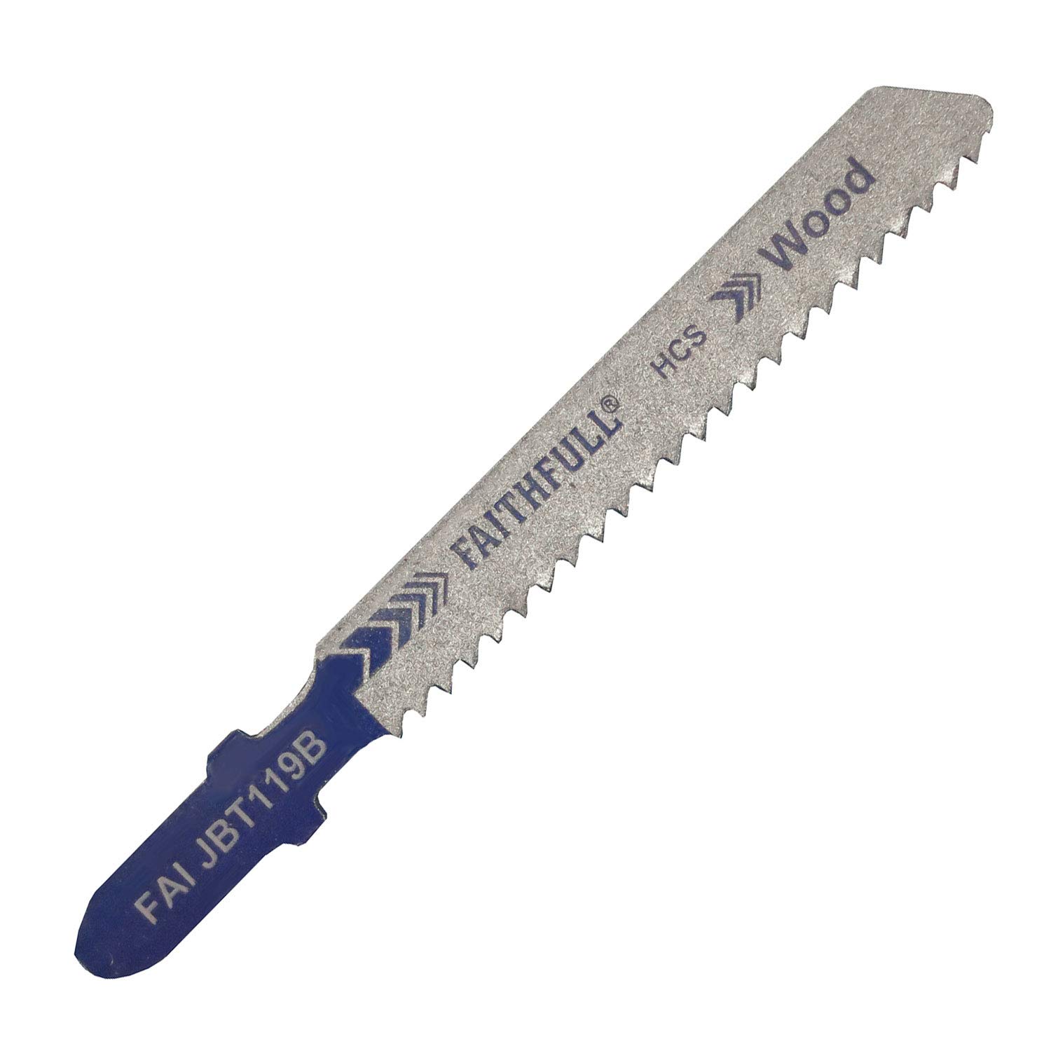 Faithfull JBT119B Jigsaw Blades Wood (Pack of 5)