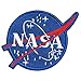 Classic NASA Patch with Hook and Loop for Team Morale (Size: 4.3