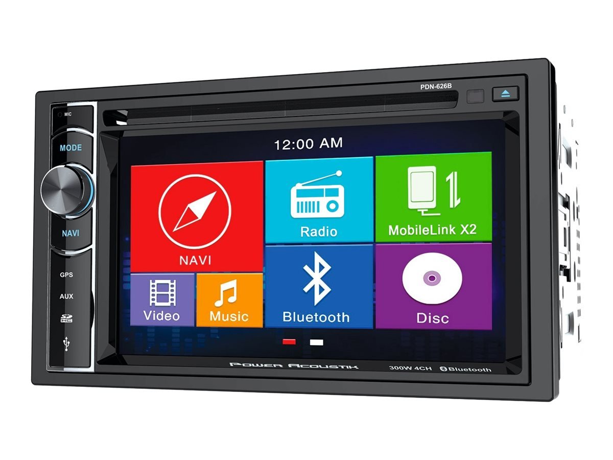Power Acoustik PDN-626B 2-DIN MobileLink X2 Source