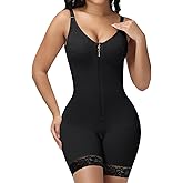 SHAPSHE Fajas Colombianas Moldeadoras Body Shaper Postpartum Tummy Control Shapewear Butt Lifter Faja with Bra Zipper