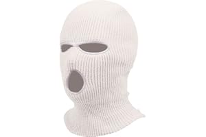 ONcalI Wind-Resistant Winter Knitted Mask for Men and Women, Outdoor Sports Full Face Cover Knitted Ski Mask Warm Balaclava, 