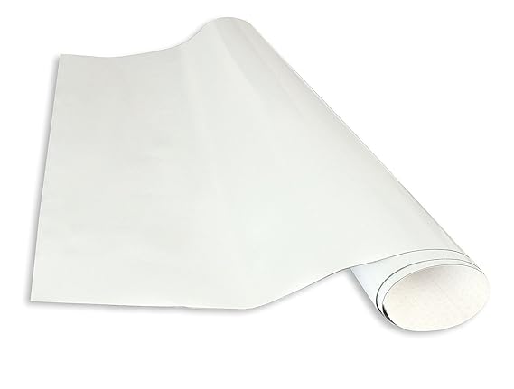 Unbekannt selbstklebende Folie für Stifte magnetische Tafelfolie Wandfolie Wandtafel Kreidetafel-weiss- 100x50