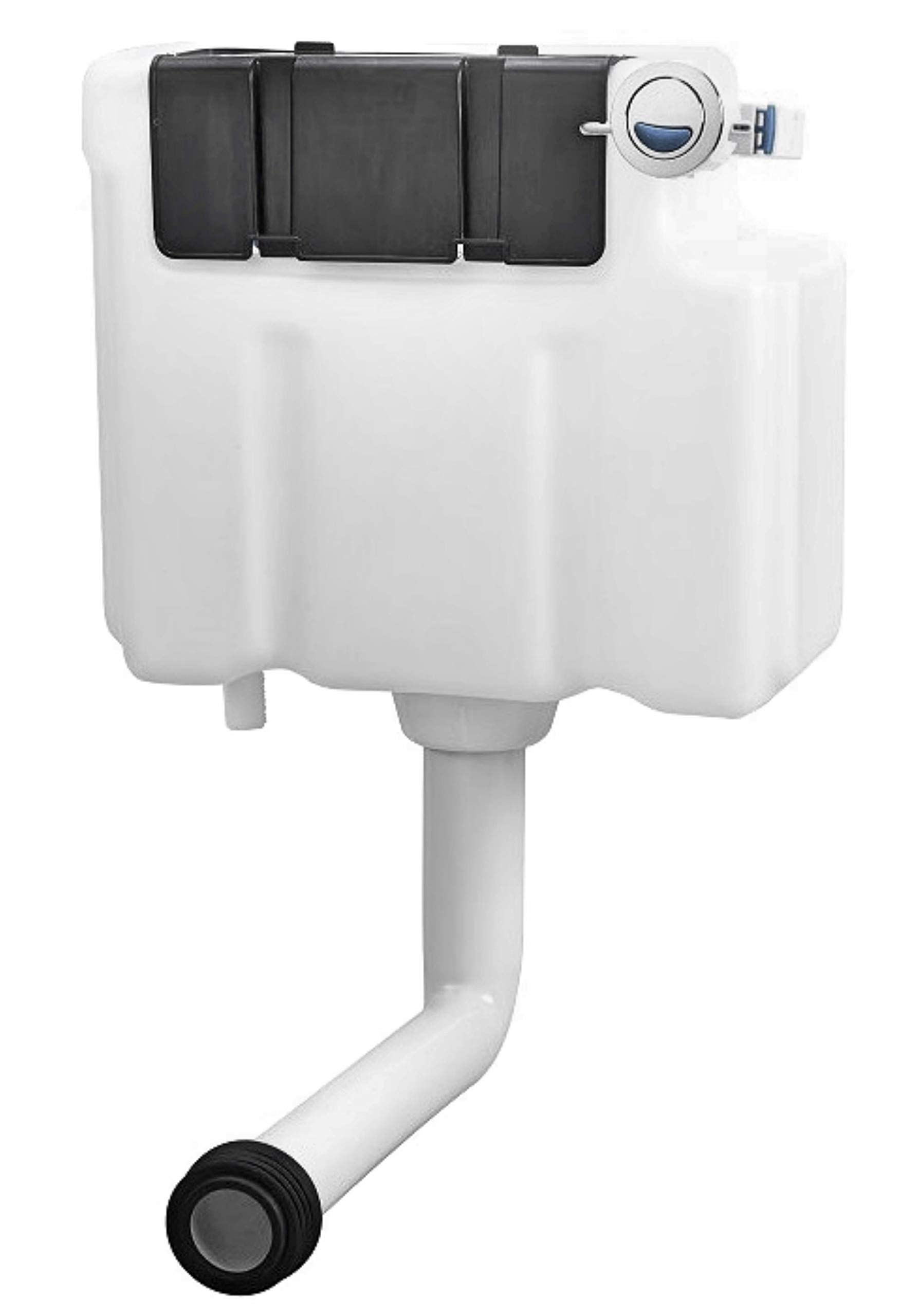 Housler Compact with Cable Concealed Cistern Bottom Inlet Dual 3/6 Flush Chrome Plated Button (Concealed Flush System)