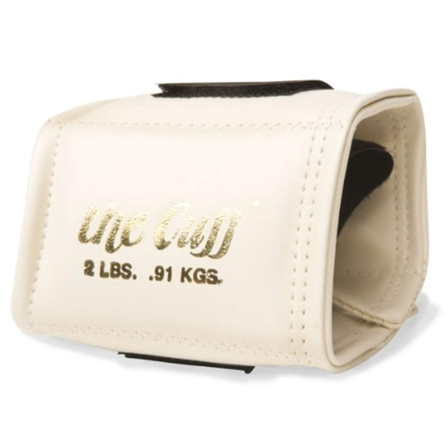 CanDo Weight cuff - wrist and ankle weights - 900 g, white - alternative to dumbbells