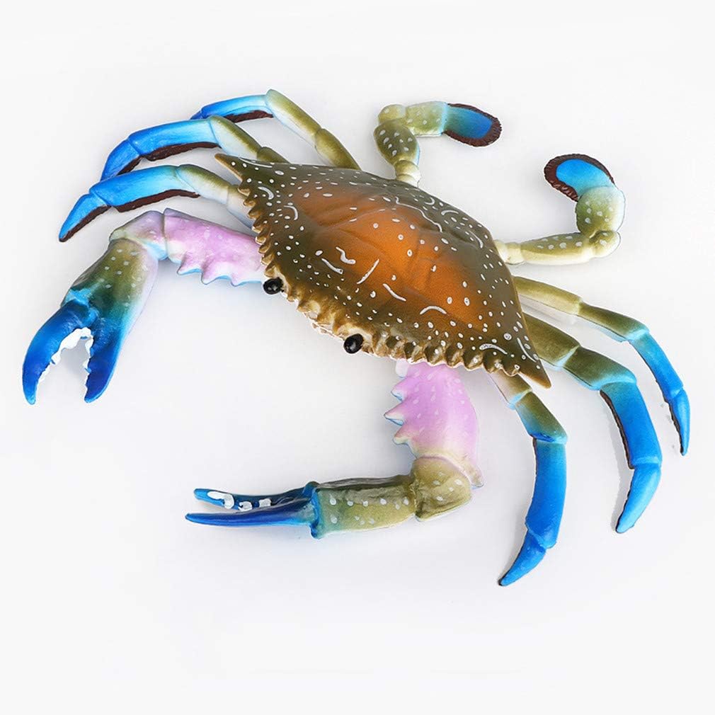 Amazon プラスチックカニモデルリアルなカニ海の動物フィギュア模造装飾デスクトップ装飾おもちゃギフト用キッズ 色 プラモデル 通販