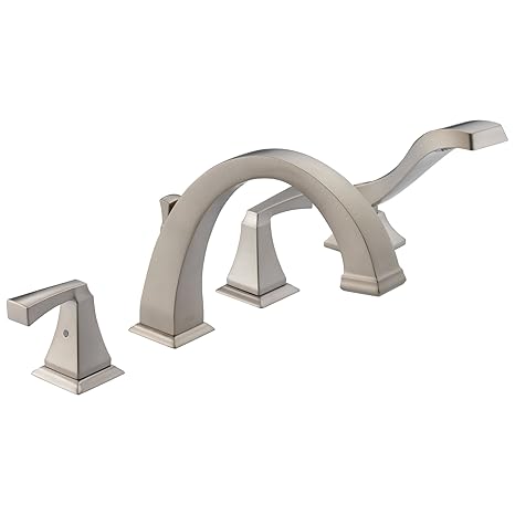Delta Dryden Collection Stainless Steel Finish Roman Tub Filler