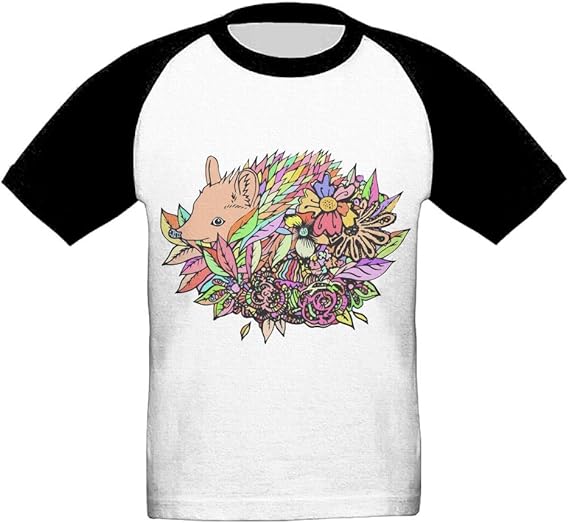 Amazon Co Jp 面白い 子供服 ベビー半袖tシャツ 抽象的な色 ハリネズミ ボーイ ガール ラブリー 夏場 赤ちゃん Tシャツ 服 ファッション小物