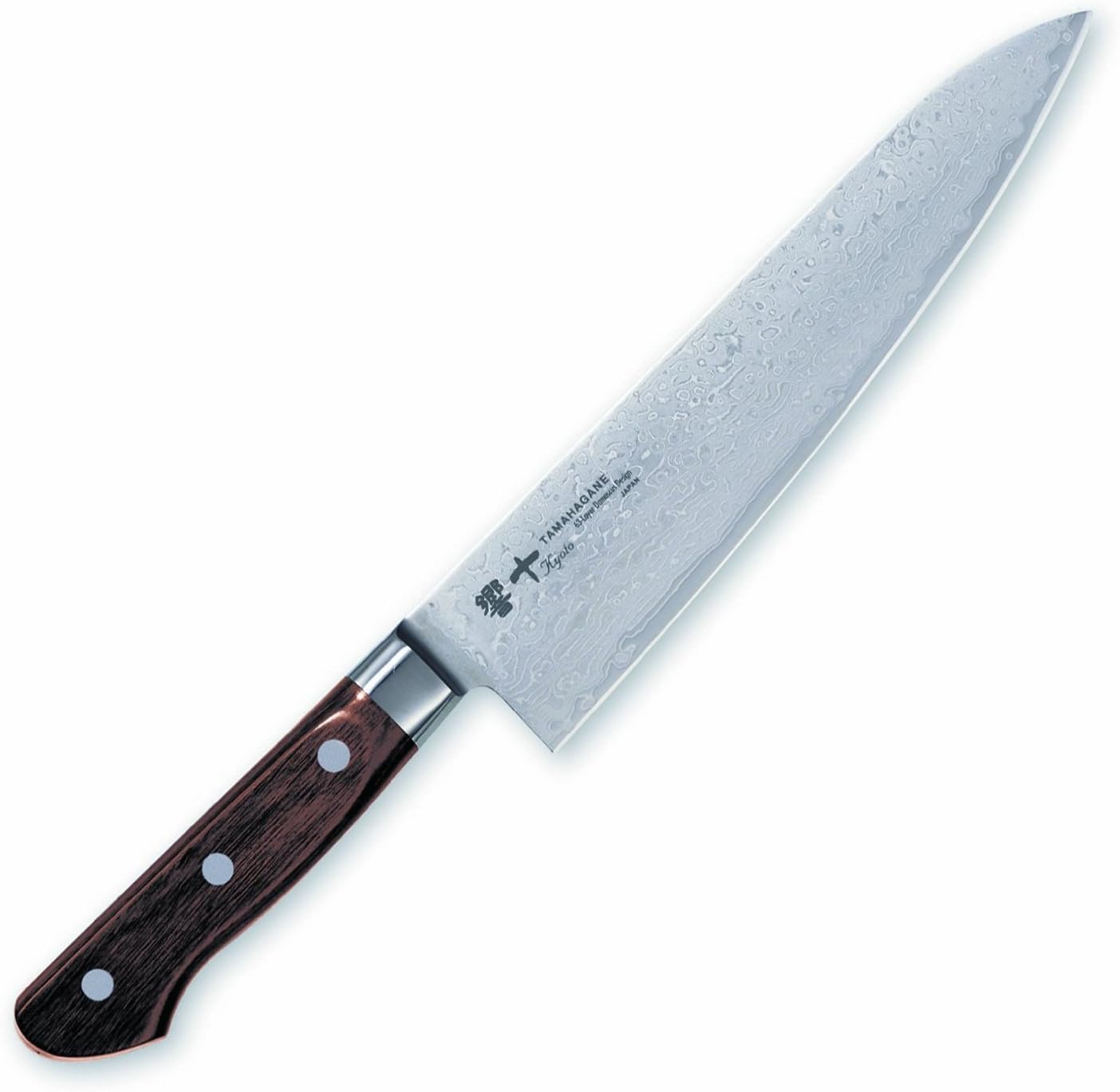 Kataoka Factory steel Gyutou Knife TAMAHAGANE 63-layer Damascus 210mm KP-1105 from Japan