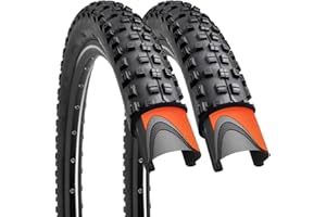 VESPETON 26/27.5/29x2.25 inch Bike Tires Pair Mountain Bike Tires 60 TPI Bicycle Tires Kevlar Foldable Tires Pack of 2