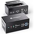 UtechSmart Universal Docking Station, 15 in 1 USB Docking Station with SSD Enclosure, USB C Dock with Dual HDMI,VGA,PD3.0,SD/TF,RJ45,Audio&Micro,USB Ports, for MacOS&Windows Laptop
