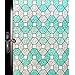 DUOFIRE Window Film, Stained Glass Privacy Window Films Decorative Window Coverings,Privacy Film for Glass Windows Static Cling No Glue for Bathroom Bedroom Office (11.8in. x 78.7in.)