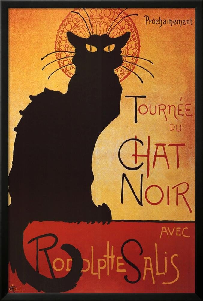 Amazoncom Theophile Steinlen Tournee Du Chat Noir Avec