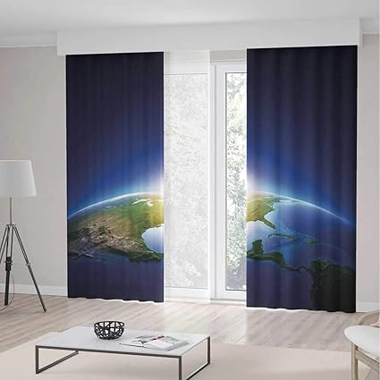 Amazon Com Yoliyana Blackout Window Curtain Earth Living