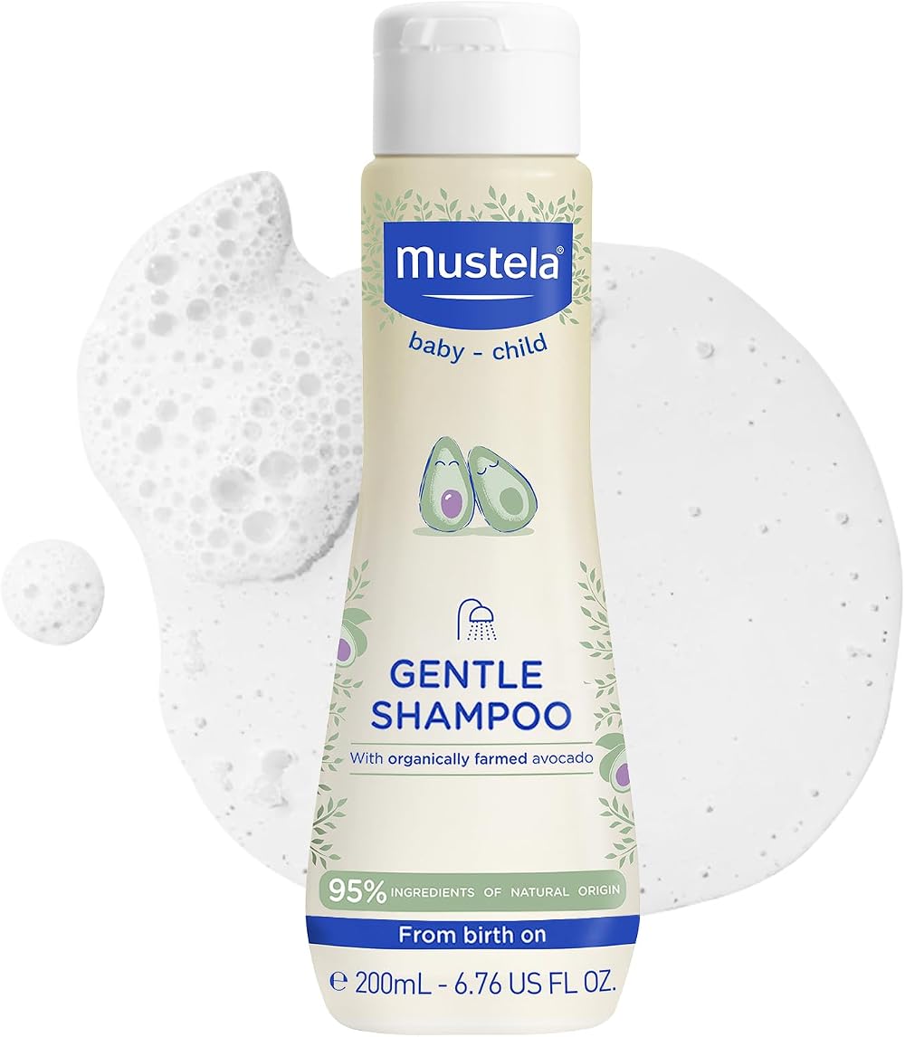 Mustela Gentle Shampoo with Organic Avocado 200 ml Tear-Free Baby & Child