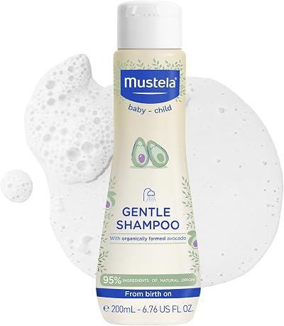 Mustela Gentle Shampoo with Organic Avocado 200 ml Tear-Free Baby & Child