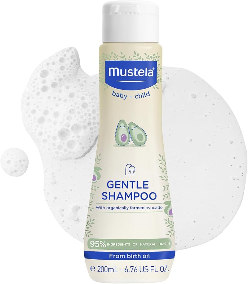 Mustela Gentle Shampoo with Organic Avocado 200 ml Tear-Free Baby & Child