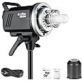 Godox MS300 300WS GN58 Flash Studio Strobe Monolight with Bowens Mount,Built-in Godox 2.4G Wireless System,0.1～1.8S Recycle time, Anti-Preflash, 1/32 to 1/1 Power Output,150W Modeling Lamp