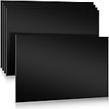 Frienda 5 Pcs 1/4" Thick, 8" x 12" Black HDPE Sheet