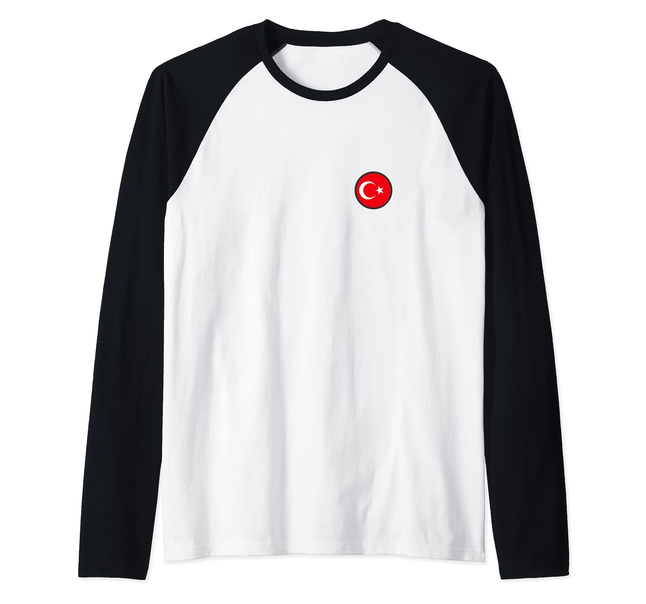 Flag Turkey Raglan Baseball Tee