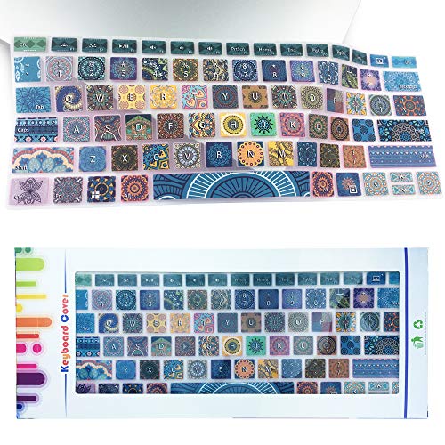 SANFORIN Keyboard Cover for Microsoft Surface Book 13.5 inch (2015 Released), Silicone Skin Protector with Individuality Design, US Layout, Bohemian