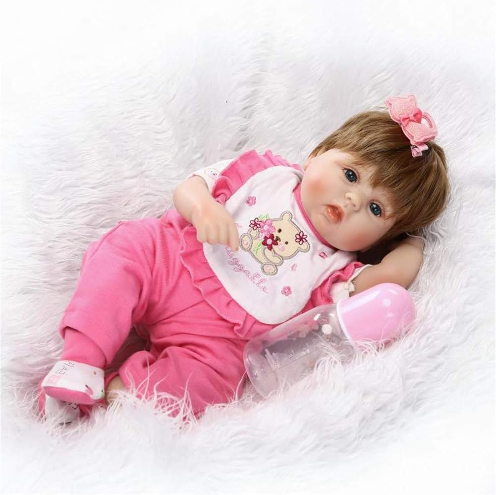 Prezzo LVYE1 Newborn Doll 16 '' Reborn Boneca Menina Silicone Morbido Reborn Baby Doll Giocattolo per Ragazza Regalo per Bambini Regalo Farcito Bambola Offerte