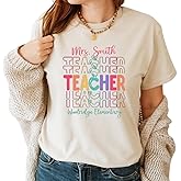 Personalized Teacher Shirts for Women, Teacher Tshirt, Teaching Shirt, Back to School, Teacher Gifts