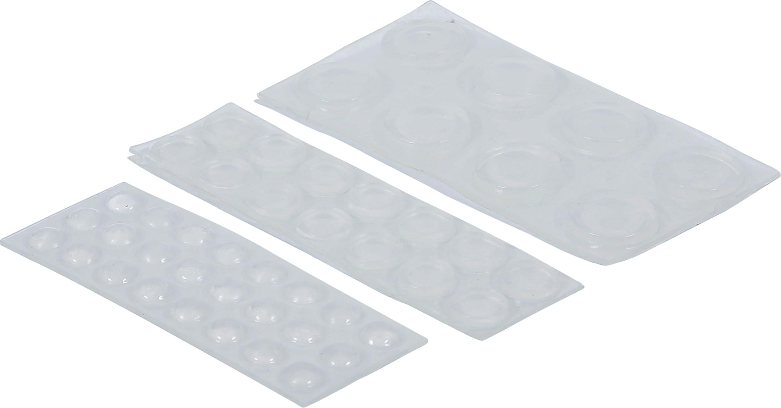 BGS Diy 80866 | Elastic Stopper Set | transparent | 46 pcs.