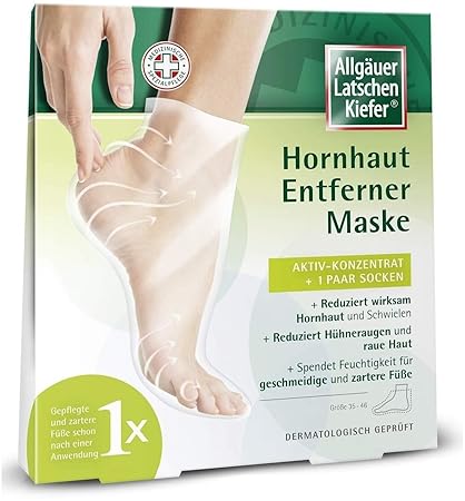 Allgäuer Latschenkiefer Hornhaut Entferner Maske, 1 P