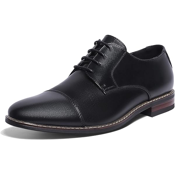 Amazon.com | Clarks Men's Becken Lace Brogues, Black Leather