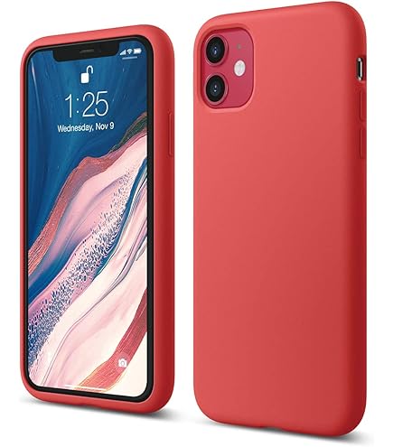 Holdit Funda De Silicona Para IPhone 14 Pro, 0,8 Mm, Ultrafina, De Silicona, Con Protección Completa (borde Elevado Para Protección De Cámara), Color Rosa
