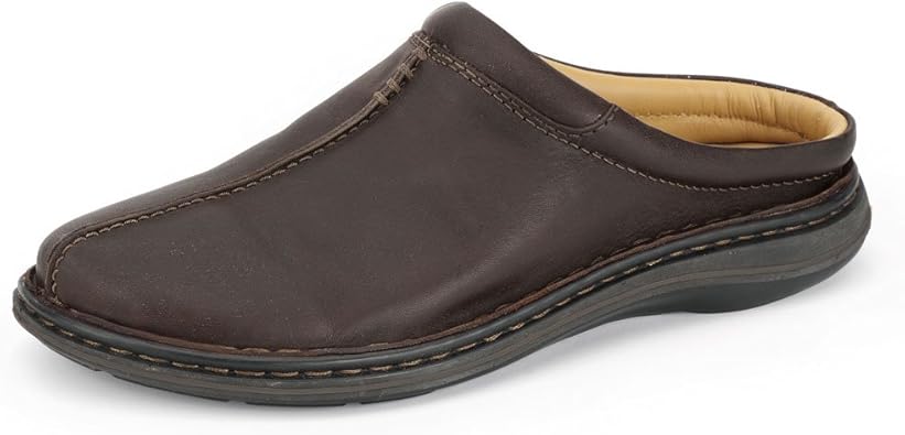 mens leather mules uk