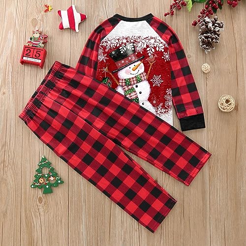 Kingspinner Family Matching Christmas Pajamas 2023 Trendy Matching Family Christmas Pajamas Sets Xmas Family Pjs Sleepwear