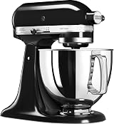 KitchenAid Artisan Tilt-Head Stand Mixer KSM125 4.8L Onyx Black view 3