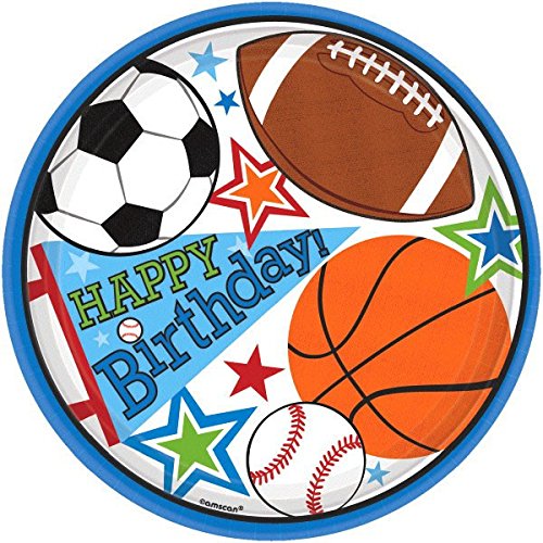 Plates | Superstar Ball Sports Collection | Birthday