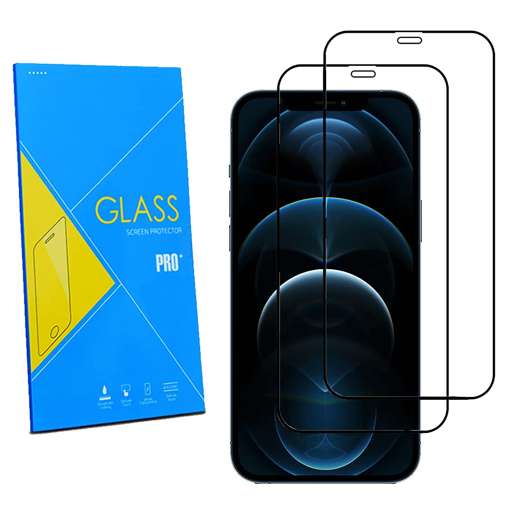 GAPlus [2-Pack] Screen Protector for iPhone 12 Pro MAX 6.7" Tempered Glass Film, [Case Friendly][Anti-Scratch][Anti-Shatter] For iPhone 12 Pro MAX