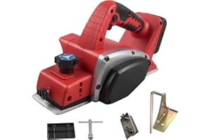 Cordless Hand Planer for Milw-aukee Battery(Tool Only), 3-1/4" 15,000 RPM Brushless Wood Planer,Portable Electric Power Tool 
