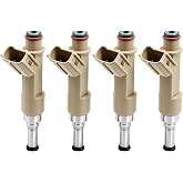 HiSport 23250-0T020 4 Pcs Fuel Injectors | Replaces FJ1068 23250-0T010 - Compatible with Scion XD 2009-2009 Toyota Corolla 2009-2018 Matrix 2009-2013