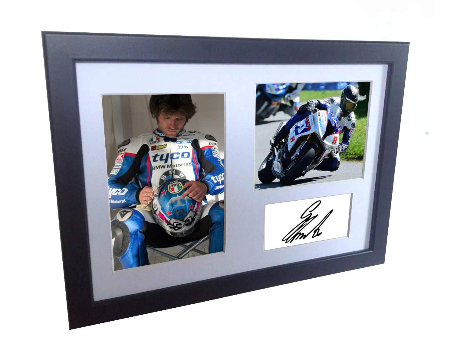 Signed Guy Martin Autographed Photograph Photo Picture Frame Memorabilia A4