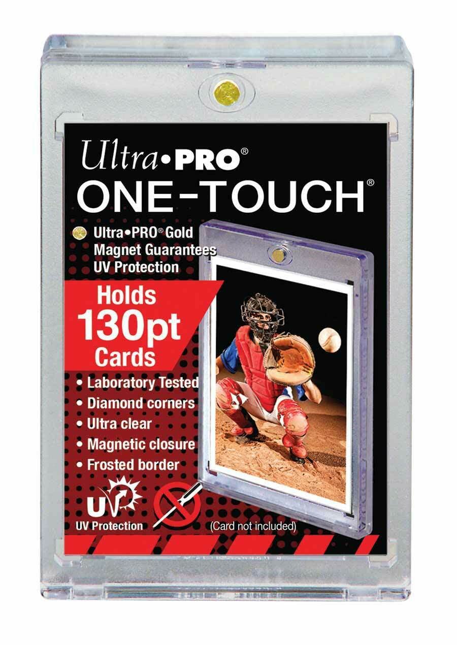 Ultra Pro One Touch Magnetic Thick Card Holder (Fits up to 130pt Card) Baseball, Football, Basketball, Hockey, Nascar, Sportscards, Gaming & Trading Cards Collecting Supplies