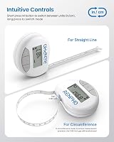 RENPHO Smart Body Tape Measure 59in/150cm for Weight Loss & Fitness view 5