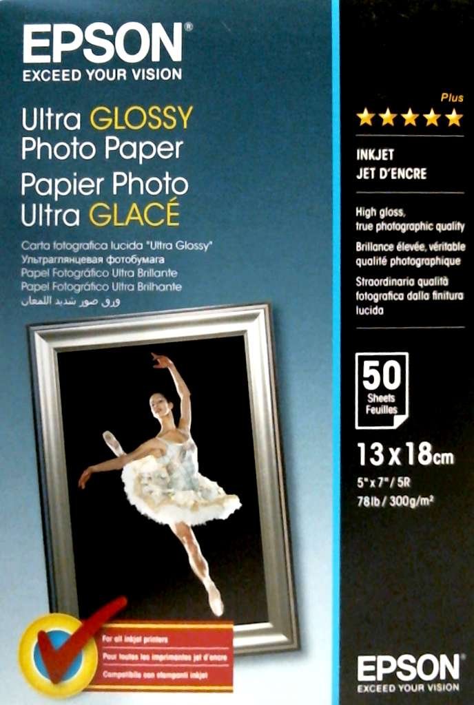 Epson Paper Photo Ultra 13X18 50 Sheets 300 Gramms, 235A001