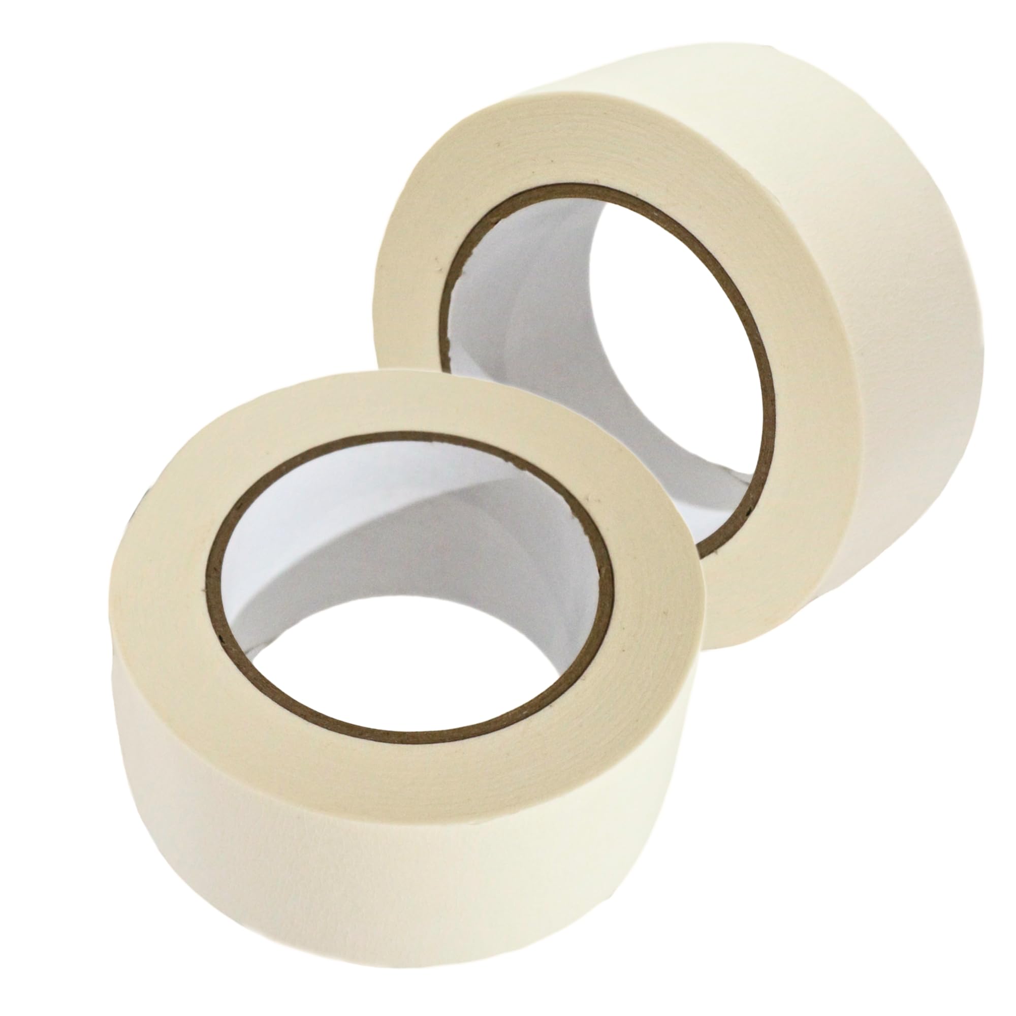 Wiles Eagle Twin Pack Masking Tape 50MM (2" x50M) General Purpose Masking Tape for Painting Artists & Decorating - 2 ROLLS