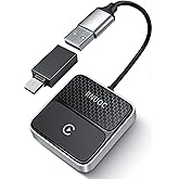 Wireless CarPlay Adapter for iPhone,Turns Factory Wired CarPlay to Wireless for Apple Car Play with USB Or USB-C | CarPlay Adapter Plug & Play Connect WiFi & Bluetooth for iPhone 6+ / iOS 10 +