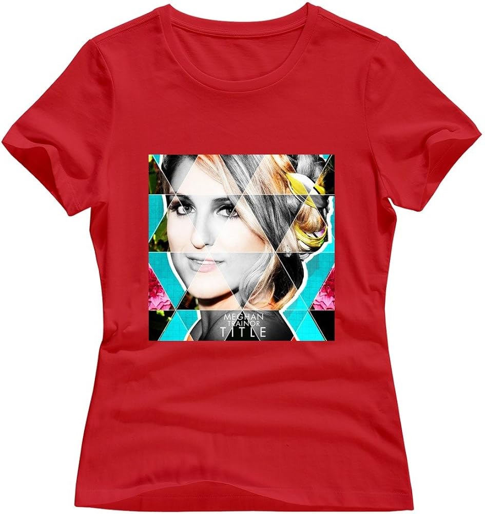 Red Casual Title Meghan Trainor Tshirts For Women Size XXL Amazon.ca