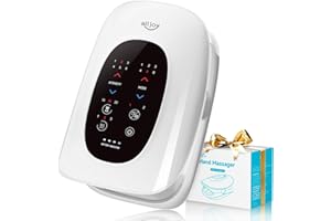 ALLJOY Hand Massager with Heat and Compression-White