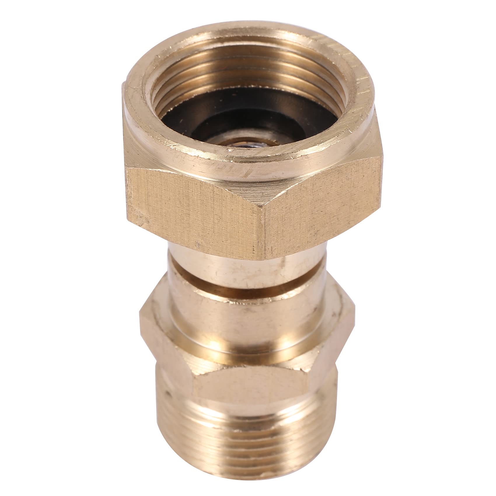 Puttussy Pressure Washer Swivel Joint, Free to Hose Fitting, Anti Twist Metric M22 14Mm Connection, 3000