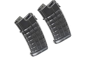 Airsoft Spare Parts 2pcs 330rd Mag Hi-Cap Magazine for AUG Series Black